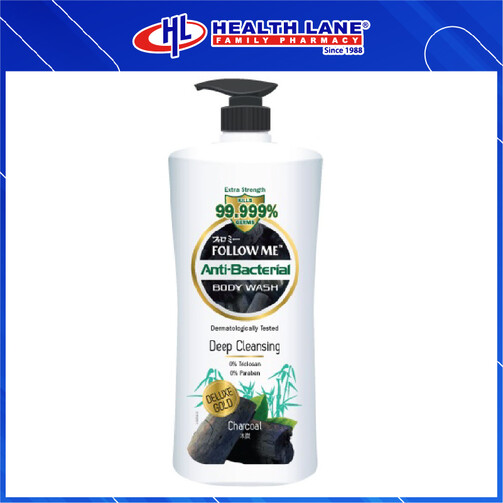 FOLLOW ME ANTI-BACTERIAL SABUN BADAN 950ML- ARANG DEEP CLEANSING